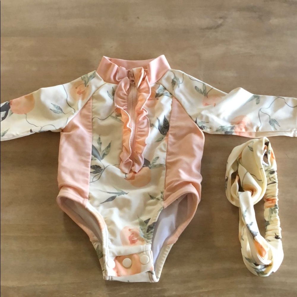 Jessica Simpson Baby Girl Swimsuit (0-3 month)